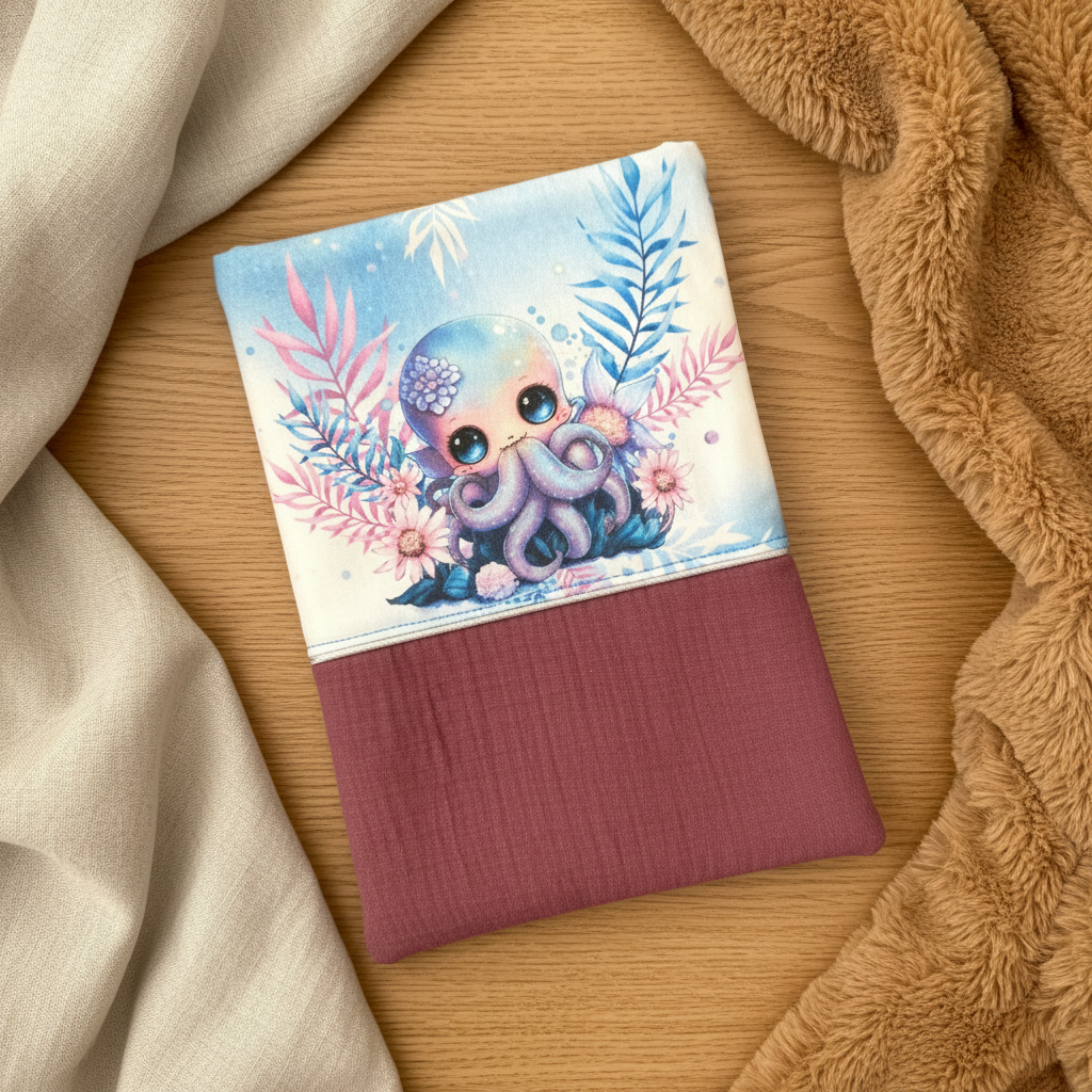 Protège-carnet Pieuvre