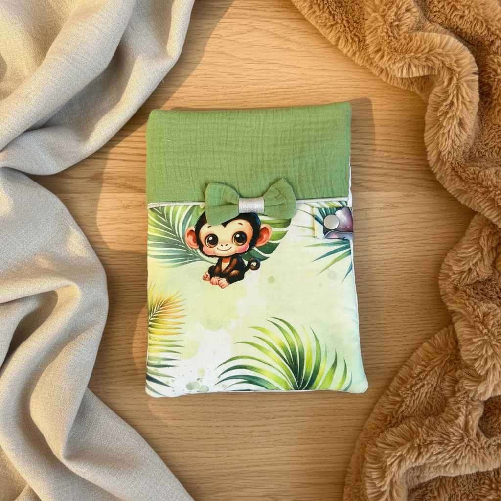 Protège-carnet Singe