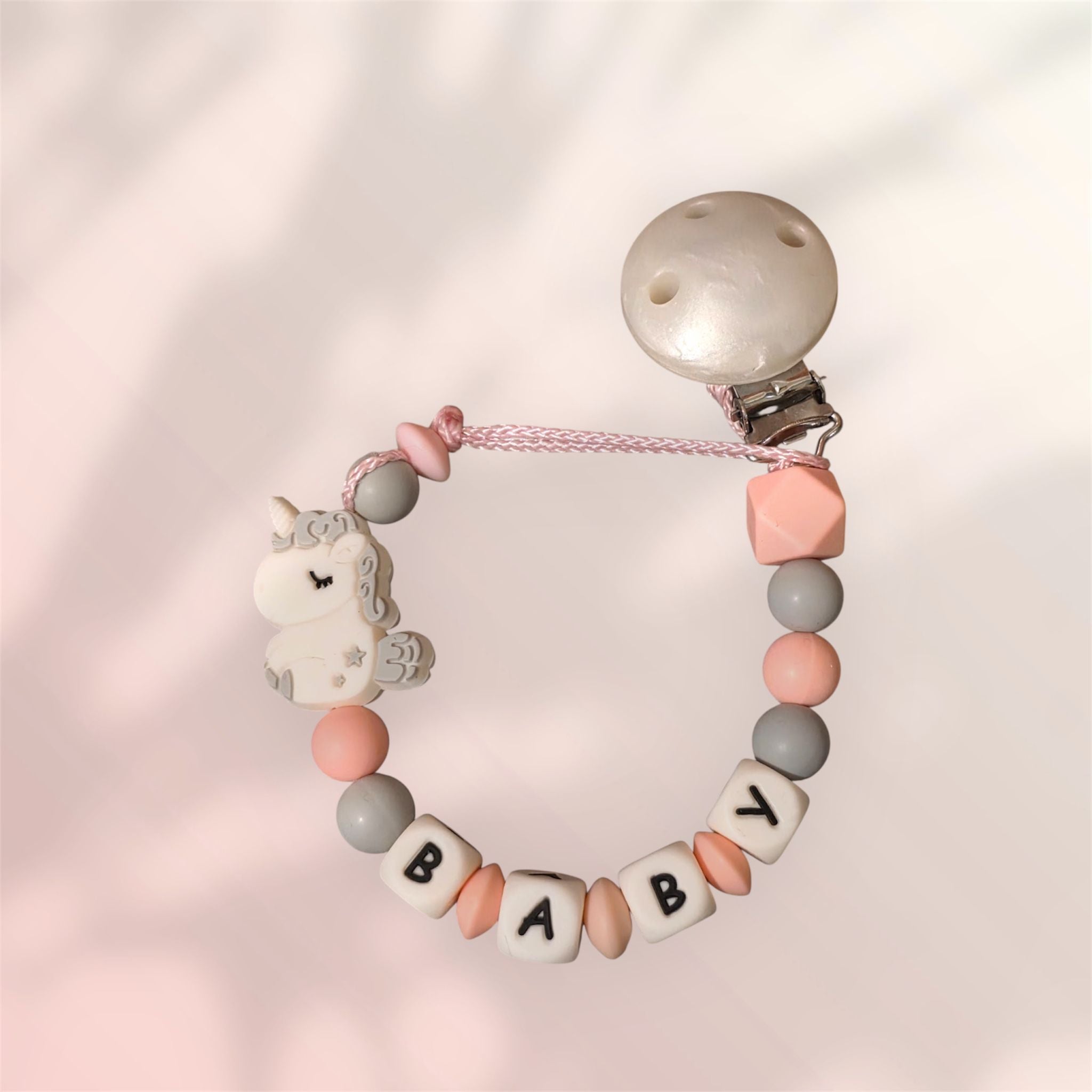 Attache tétine Licorne