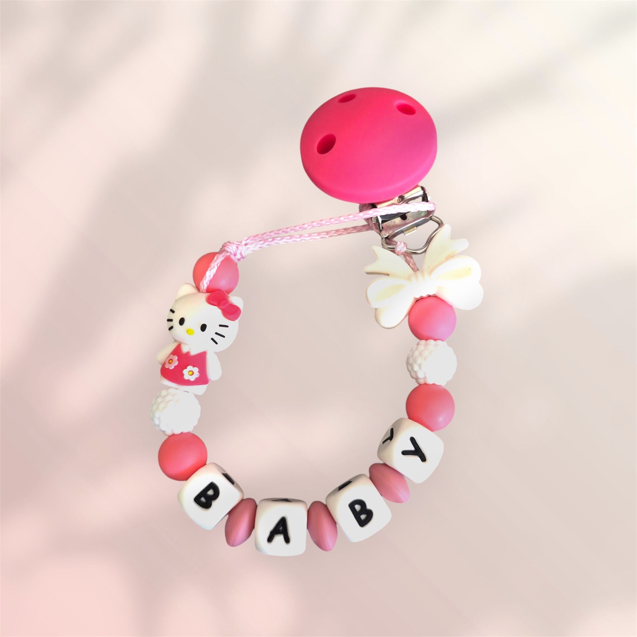 Attache tétine Hello kitty