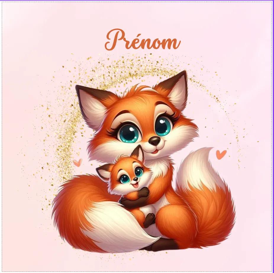 Coussin Renard