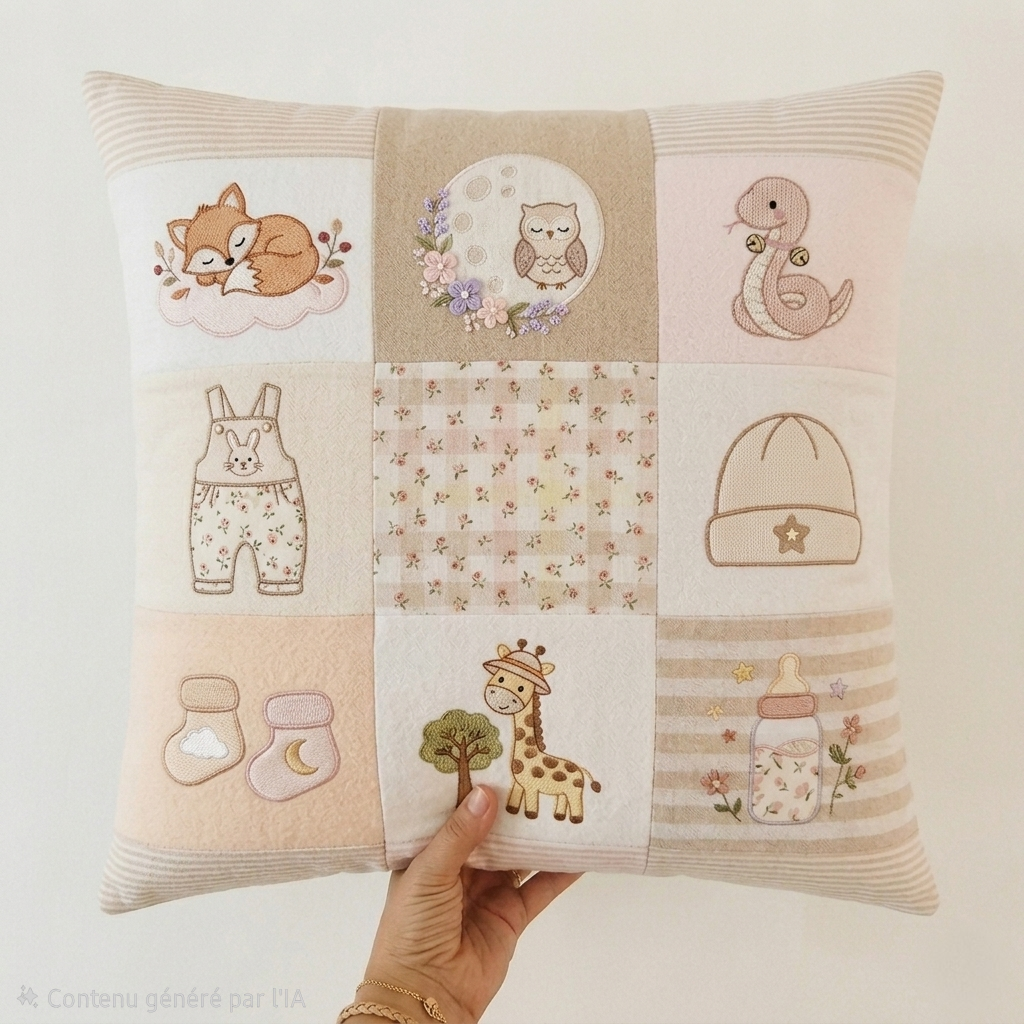 Coussin Tendres souvenirs