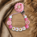 Attache tétine Petite Fleur