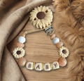 Attache tétine Petite Fleur