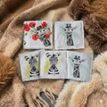 Lot 5 lingettes lavables