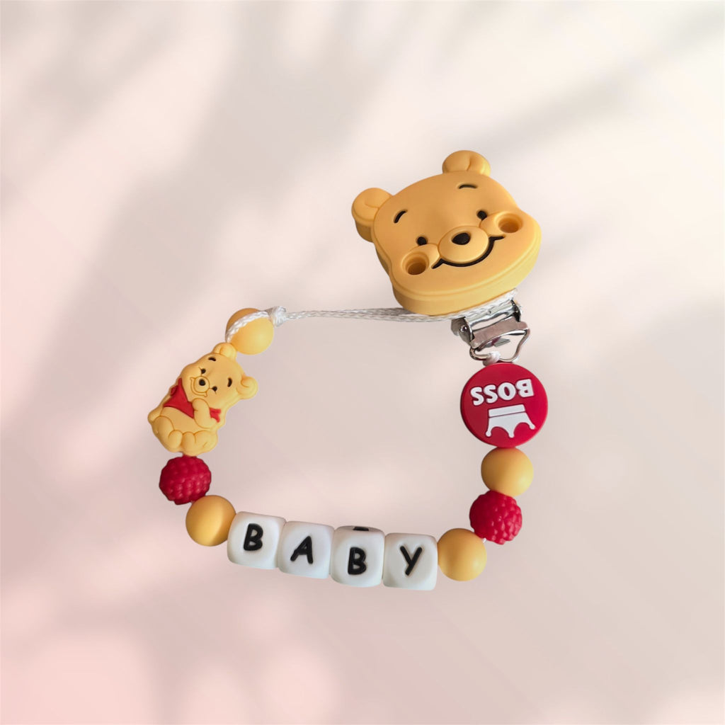 Attache tétine Winnie ourson