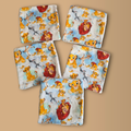 Lot 5 lingettes lavables