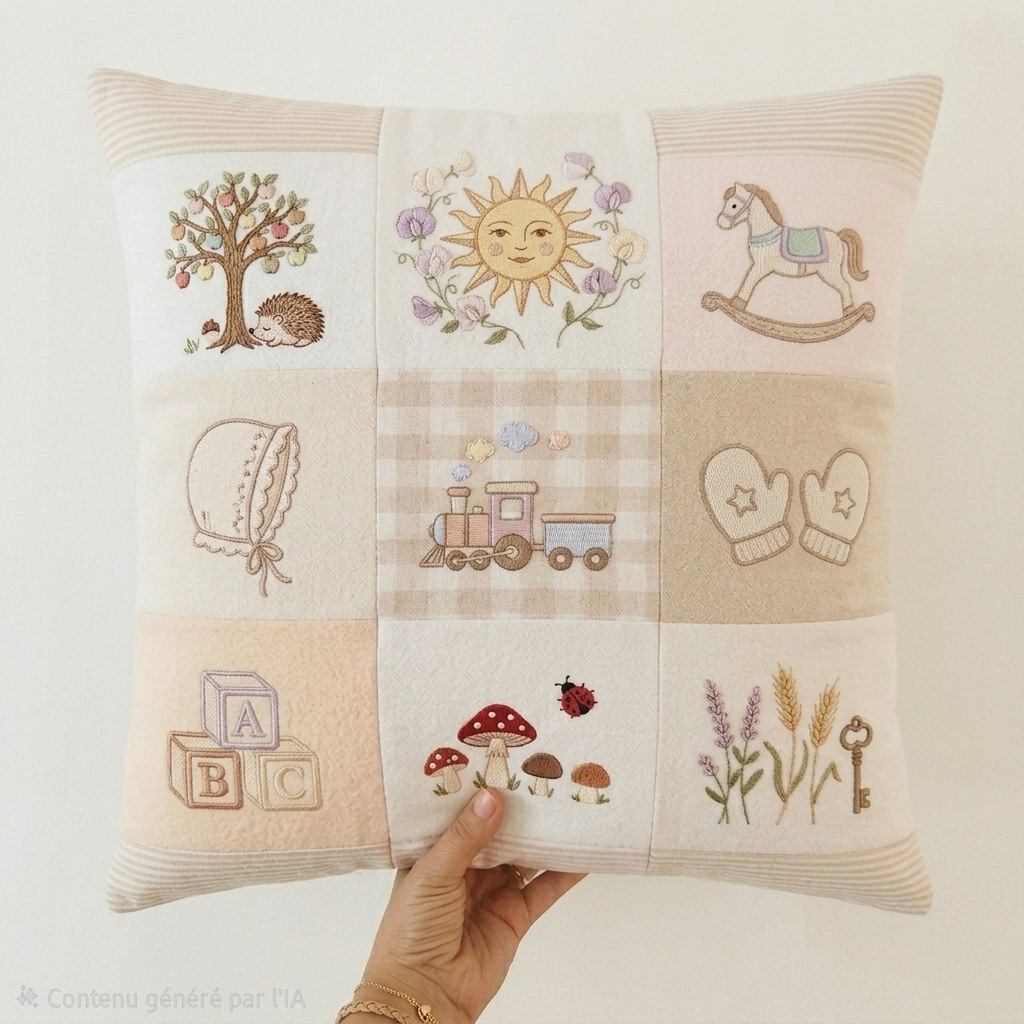 Coussin Tendres souvenirs