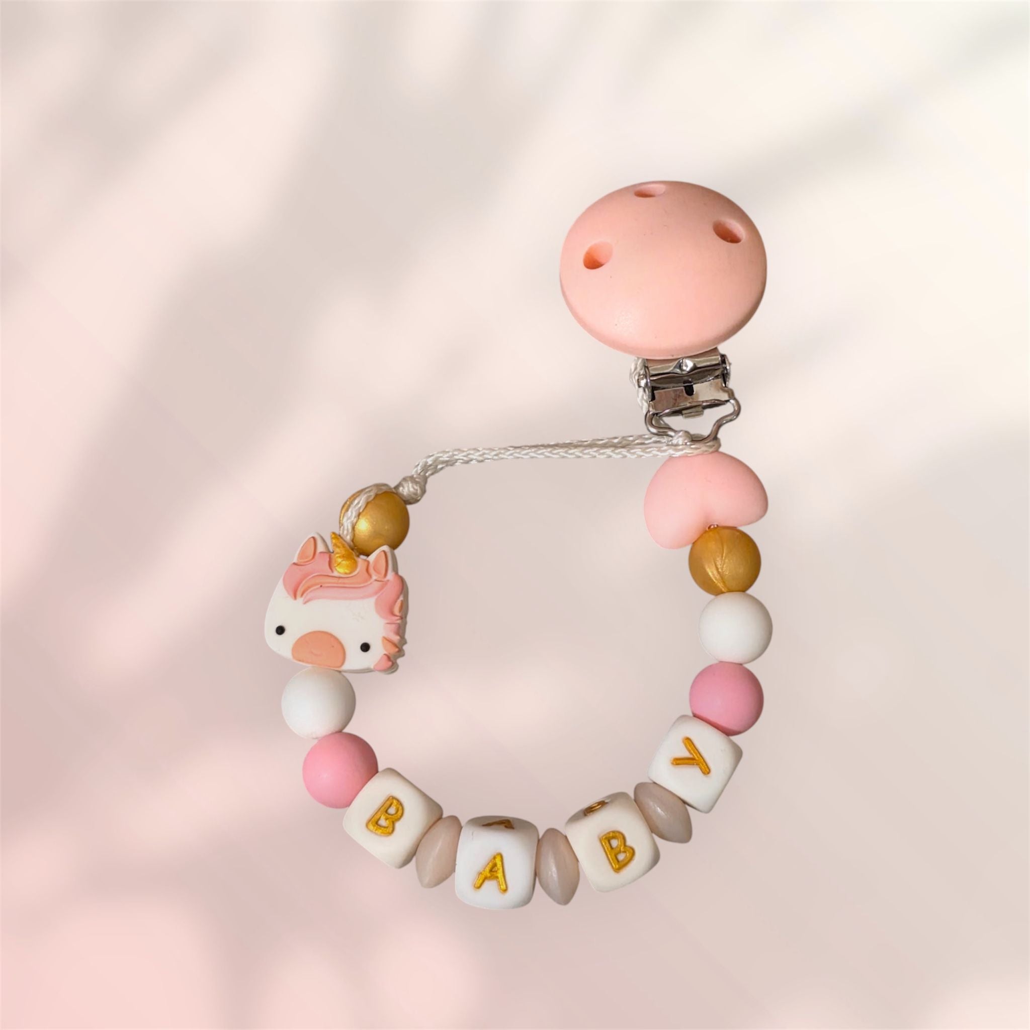 Attache tétine Licorne
