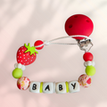 Attache tétine Petite Fraise