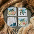 Lot 4 lingettes lavables