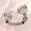 Attache tétine petit simba
