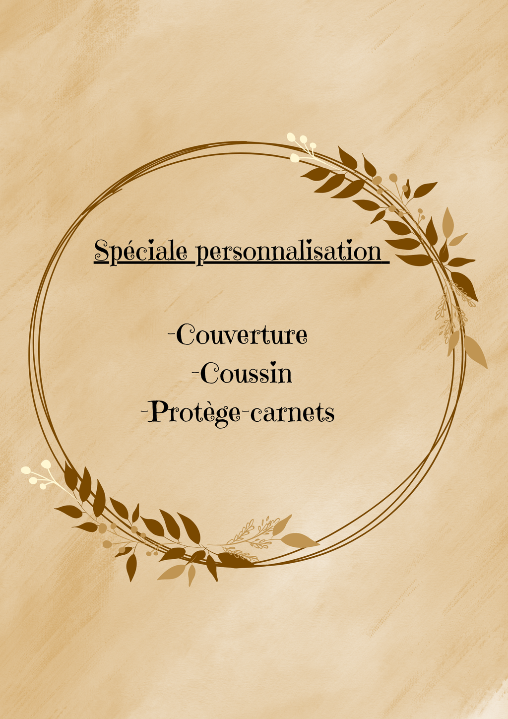Spéciale Personnalisation