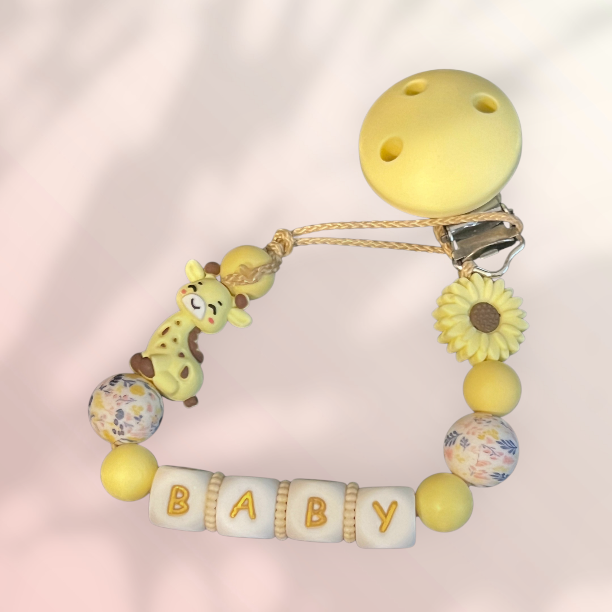 Attache tétine Petite Girafe