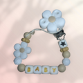 Attache tétine Petite Fleur