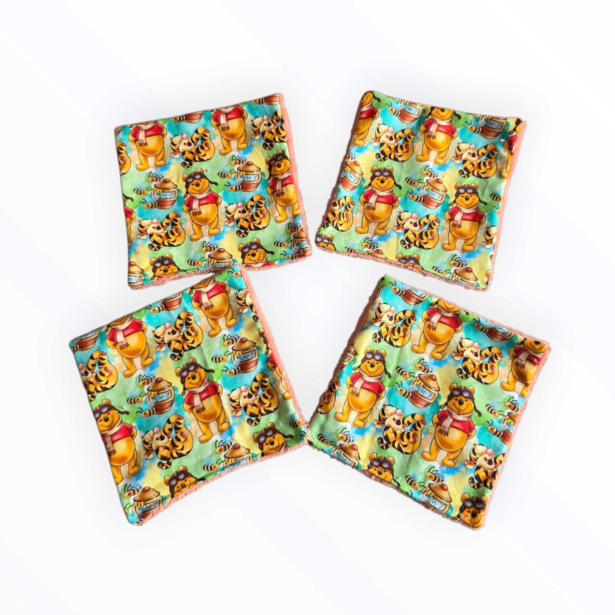 Lot 4 lingettes lavables