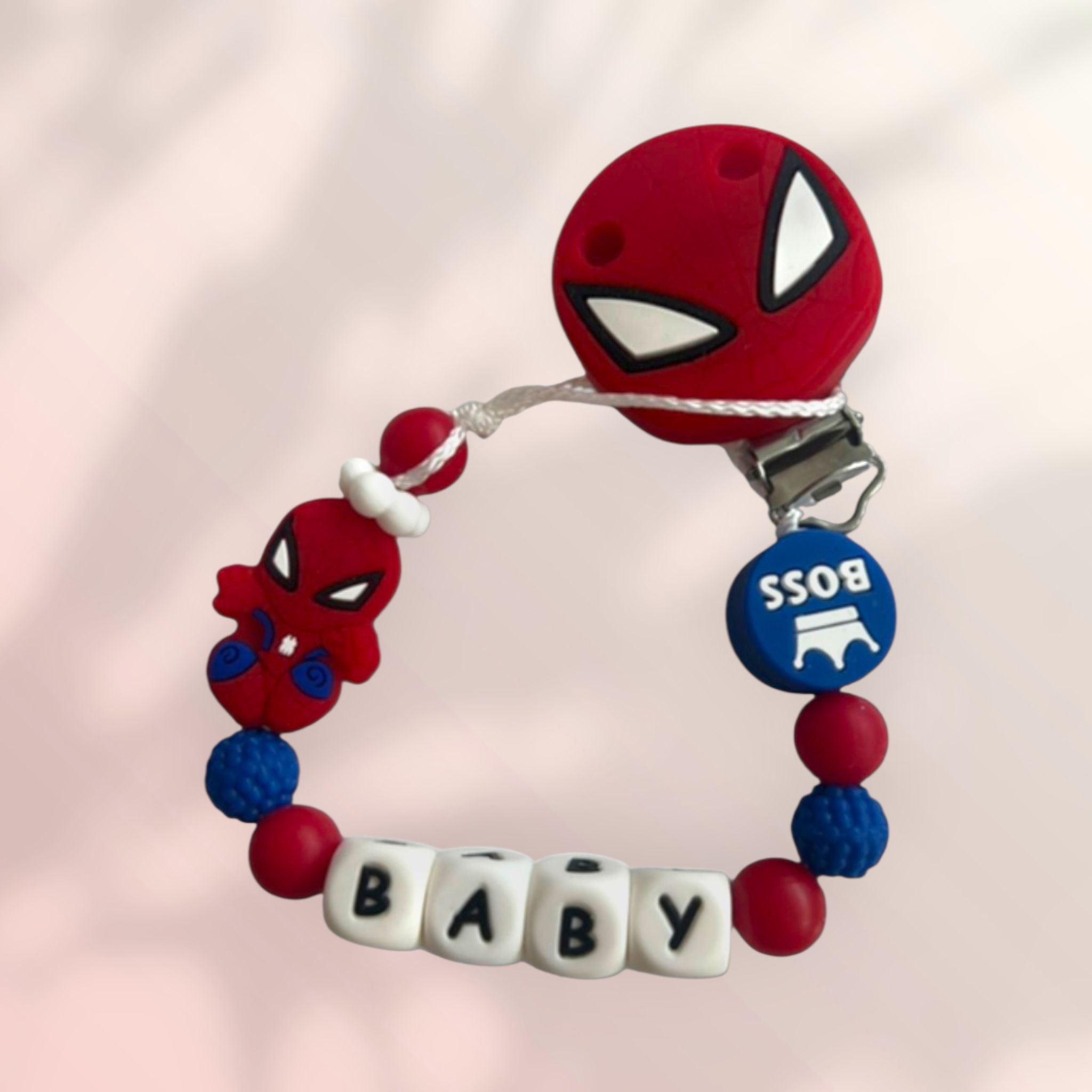 Attache tétine Petit Spiderman