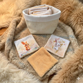 Panier et 8 lingettes lavables