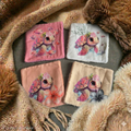 Lot 4 lingettes lavables
