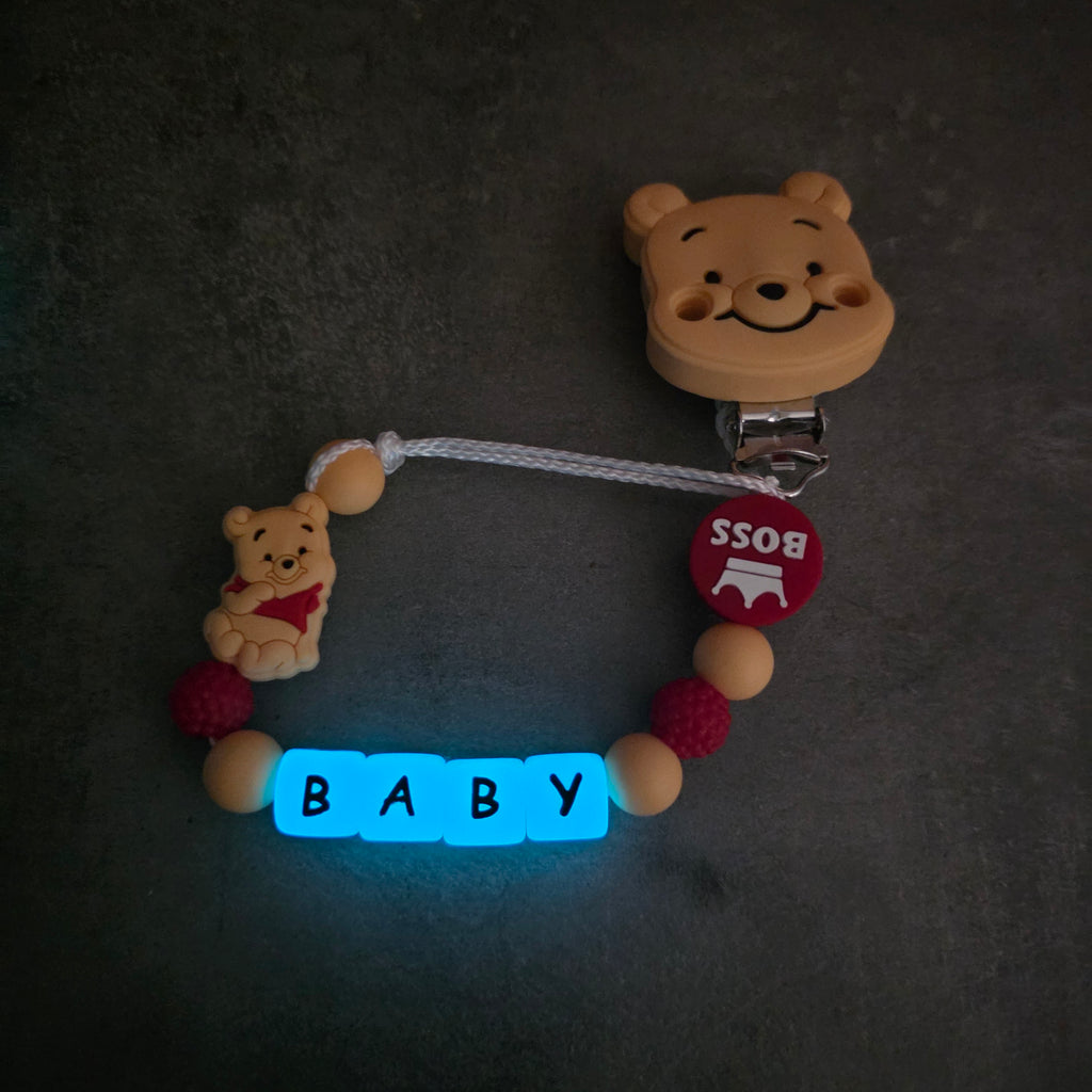 Attache tétine Winnie ourson